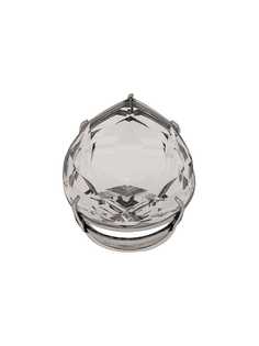 Alexander McQueen teardrop crystal ring