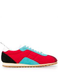 Mm6 Maison Margiela panelled lace-up sneakers