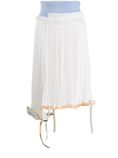 Loewe deconstructed pleated midi skirt