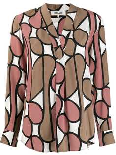 Diane von Furstenberg patterned blouse