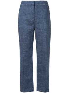 Elie Tahari chambray trousers