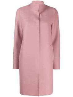 Harris Wharf London concealed front coat