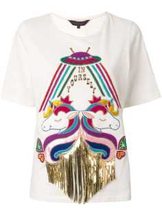 MANISH ARORA unicorn appliquéd T-shirt