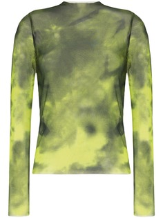 MarquesAlmeida tie-dye mesh top