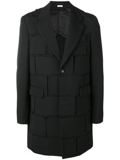 Comme Des Garçons Homme Plus состаренное пальто в стиле пэчворк
