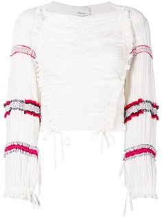 3.1 Phillip Lim плиссированный топ со сборкой