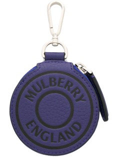 Mulberry logo pouch keyring