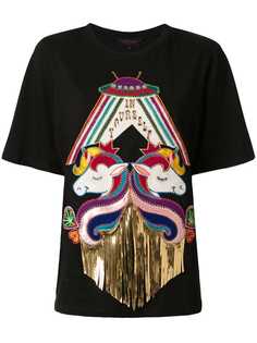 MANISH ARORA unicorn appliquéd T-shirt