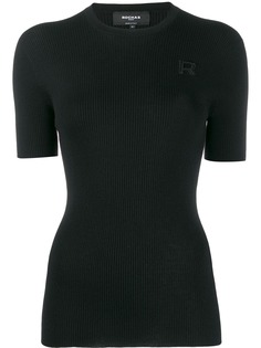 Rochas knitted round neck top