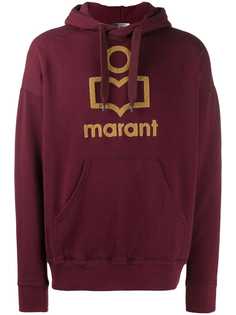 Isabel Marant textured logo hoodie