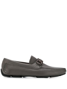 Salvatore Ferragamo square toe loafers