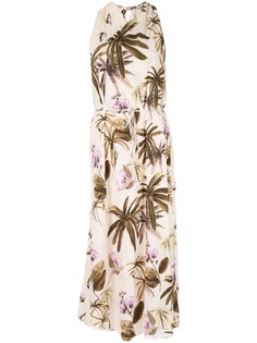 Vince mixed tropical garden dress