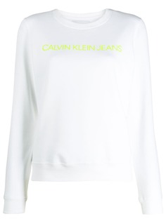 Calvin Klein Jeans Institutional logo print sweatshirt
