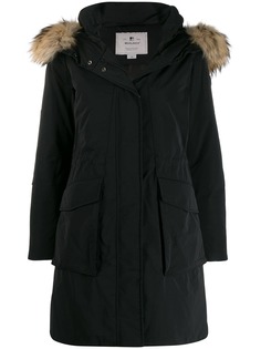 Woolrich парка с меховой отделкой