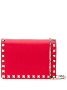 Valentino клатч Valentino Garavani Rockstud с ремнем на плечо