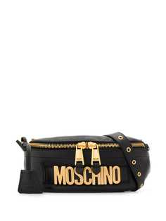 Moschino поясная сумка с логотипом