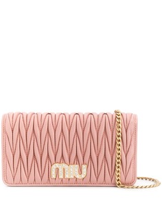 Miu Miu стеганая сумка на плечо