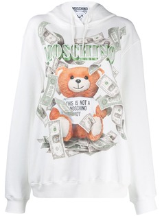 Moschino худи Teddy Bear с логотипом
