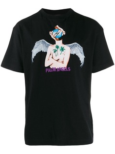 Palm Angels LA angel print T-shirt