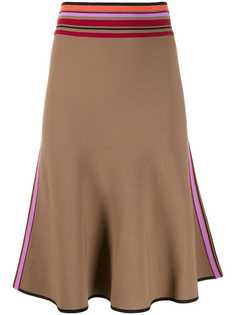 Diane von Furstenberg Roseha banded A-line skirt