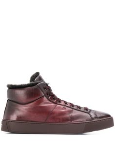 Santoni ботинки на шнуровке