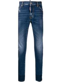 Dsquared2 джинсы кроя слим с выцветшим эффектом