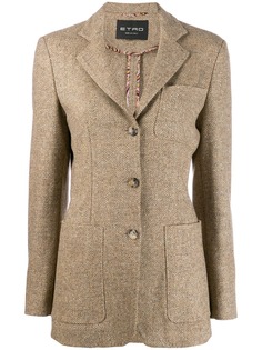Etro блейзер кроя слим