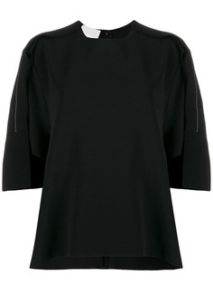 Maison Margiela трикотажный топ с драпировкой
