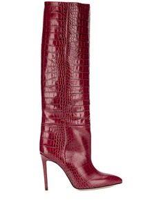 Paris Texas croc-effect boots