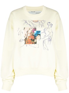 Off-White OFF-WHITE OWBA026E190030596088 YELLOW MULTICOLOR Natural (Veg)->Cotton
