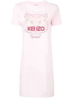 Kenzo платье с принтом тигра