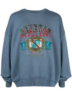 Amiri embroidered coat of arms sweatshirt