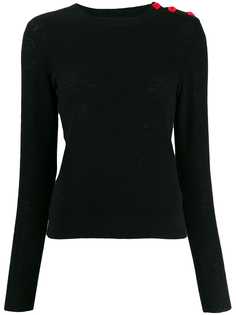 Bellerose shoulder-button slim sweater