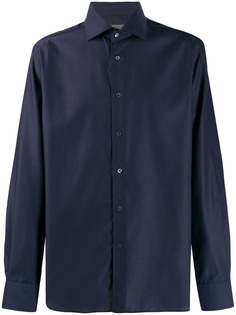Corneliani plain long-sleeved shirt
