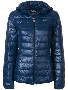 Ea7 Emporio Armani пуховик с логотипом