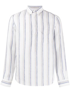 Brunello Cucinelli полосатая рубашка с длинными рукавами