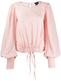 Ann Demeulemeester draped back blouse