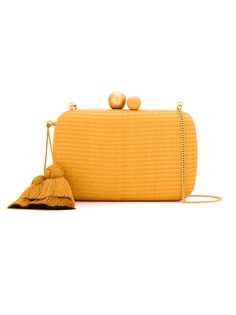 Isla raffia clutch