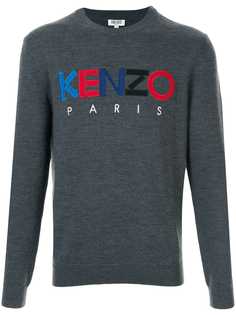 Kenzo logo patch jumper