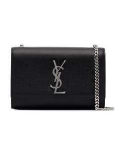 Saint Laurent маленькая сумка через плечо Kate зернистой фактуры