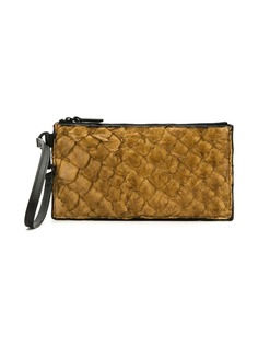 Osklen leather clutch