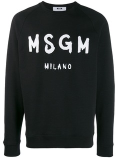 MSGM Milano graphic logo sweatshirt