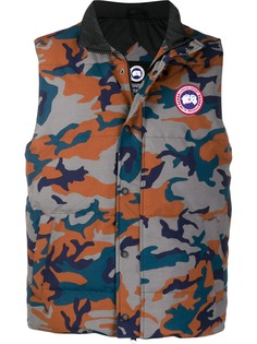 Canada Goose camouflage print gilet