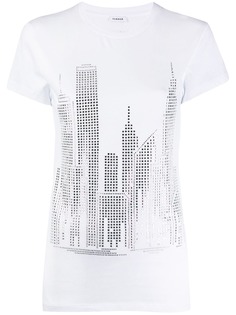 P.A.R.O.S.H. crystal embellished city T-shirt