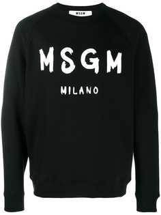 MSGM Milano graphic logo sweatshirt