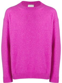 Laneus ribbed crew neck jumper