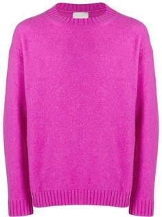 Laneus ribbed crew neck jumper