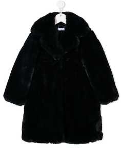 Monnalisa faux fur coat