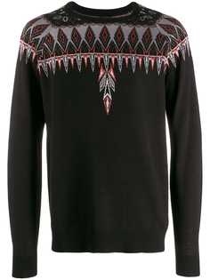 Marcelo Burlon County Of Milan intarsia-knit jumper