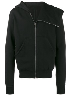 Rick Owens DRKSHDW asymmetric zipped hoodie